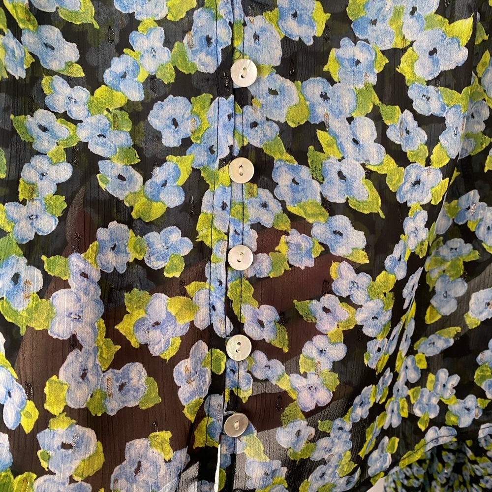 ZARA Floral Blouse NWT! - Picture 5 of 8
